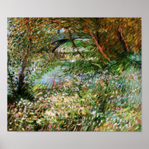 Poster Seine, Pont de Clichy em Primavera, Van Gogh Fine 