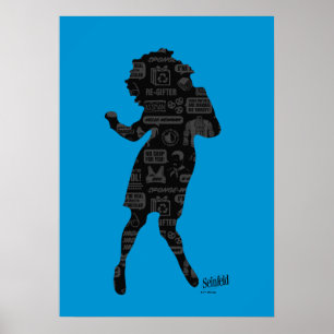 Poster Seinfeld Elaine Dance Silhouette
