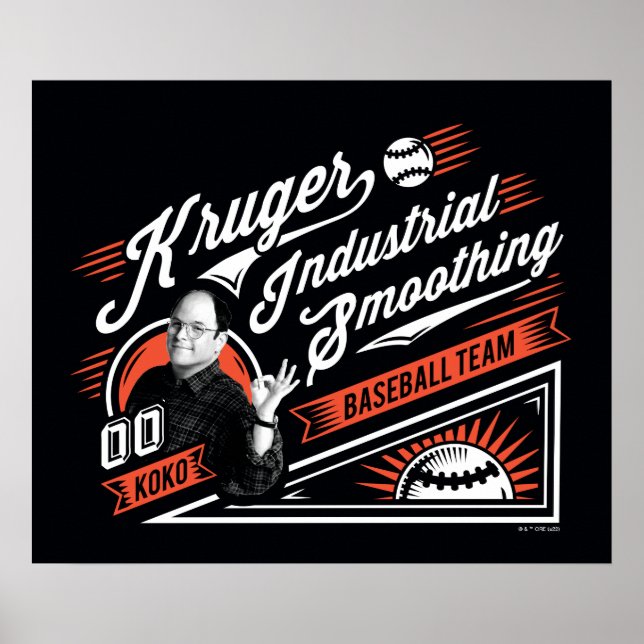 Poster Seinfeld | Equipe Industrial de Basebol Kruger (Frente)