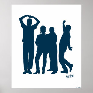 Poster Seinfeld Gráfico Silhouette Group