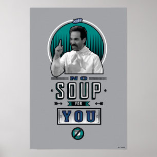 Poster Seinfeld Sem Sopa Para Você Gráfico