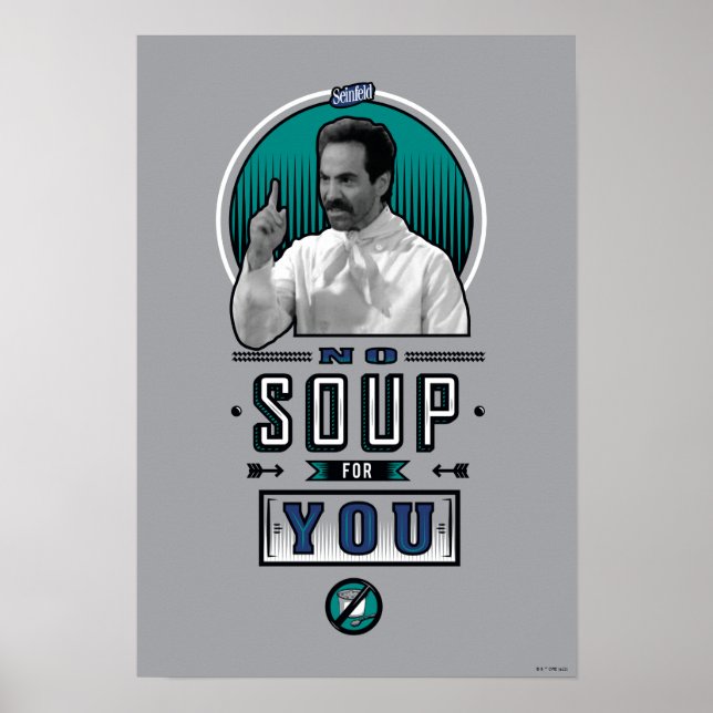 Poster Seinfeld | Sem Sopa Para Você Gráfico (Frente)