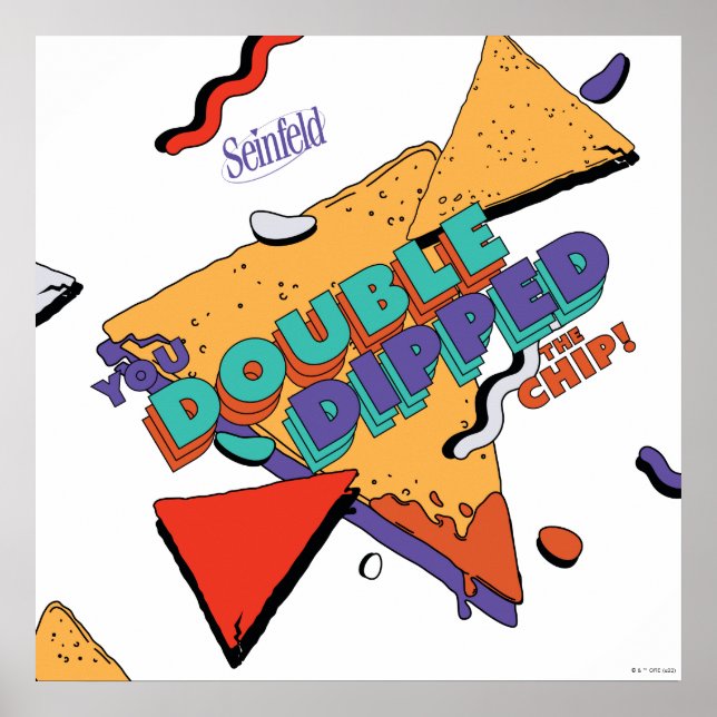 Poster Seinfeld | Você Dipou o chip duas vezes (Frente)