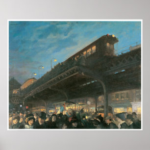 Poster Seis horas, c.1912 John Sloan