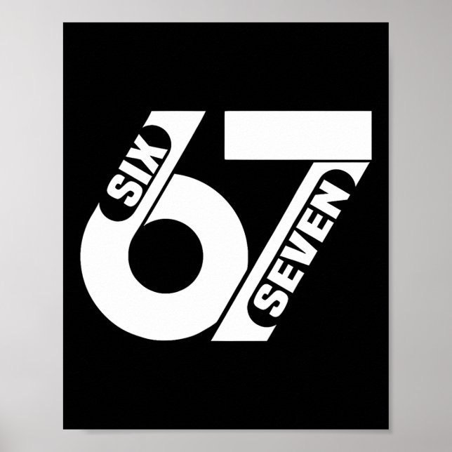 Poster Seis Sete 67 Esportes de Equipe Piada Engraçada 67 (Frente)