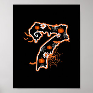 Poster Seis Sete 6 7 Meme Engraçado 67 Design de Fantasia