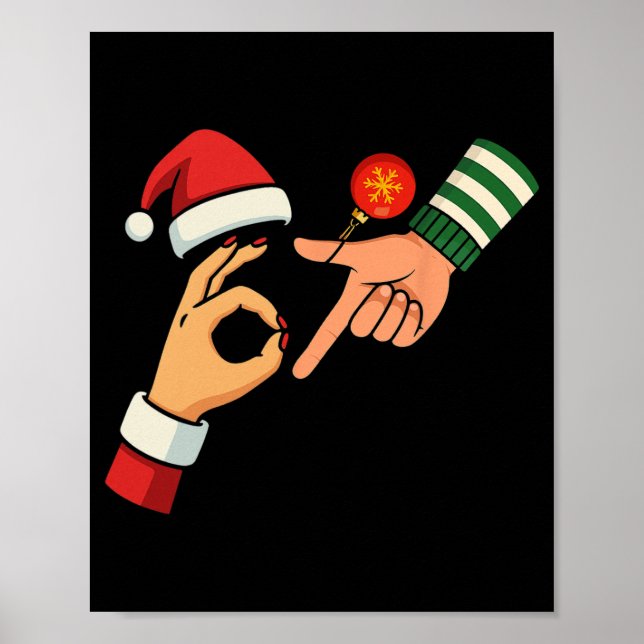 Poster Seis Sete 6 7 Meme Geração Alpha Gíria 67 Natal Eu (Frente)