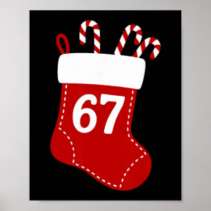 Poster Seis Sete Crianças 67 Meninos Meninas 6 7 Meia de