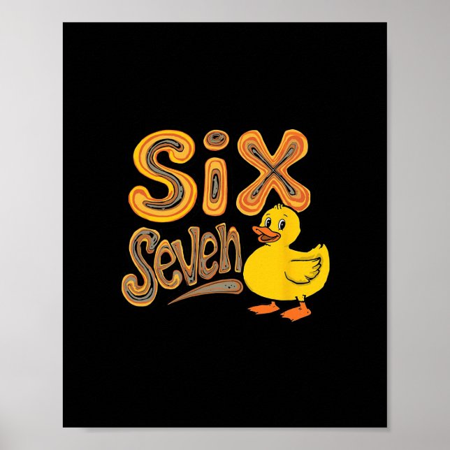 Poster Seis Sete Cruzeiro Pato Meme Qualquer Resposta Tod (Frente)