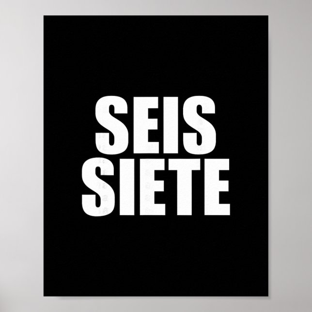 Poster Seis Sete Espanhol  (Frente)