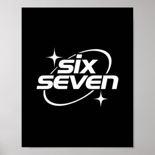 Poster Seis Sete Meme Legal Y2k 67 Geração Alpha Gíria
