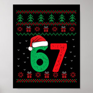 Poster Seis Sete Natal 6 7 Suéter de Natal Feio 