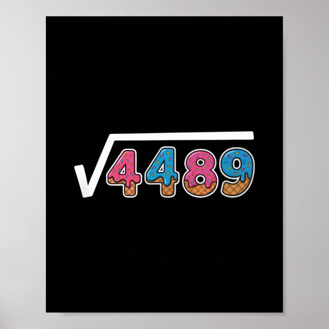 Poster Seis Sete Sorvete Gota Meme Legal 67 Quadrado Engr (Frente)