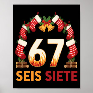 Poster Seis Siete 67 Seis Sete Natal 67 Meme