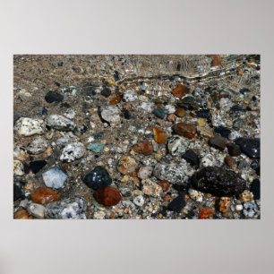 Poster Seixos de Granito no Lago Tenaya em Yosemite