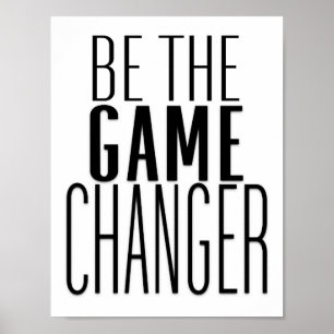 Poster Seja A Chave De Jogo Encorajando A Cotação