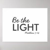 Seja a Luz | Matthew 5:14 Bíblia Verse Christian