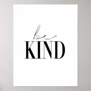 Poster Seja amável