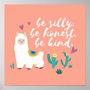 Poster Seja Bobo Llama