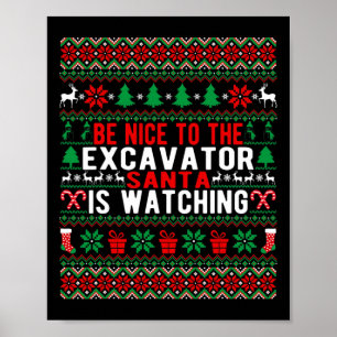 Poster Seja Bom Para Os Papais noeis De Escavador Ver O C