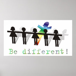 Poster Seja diferente!