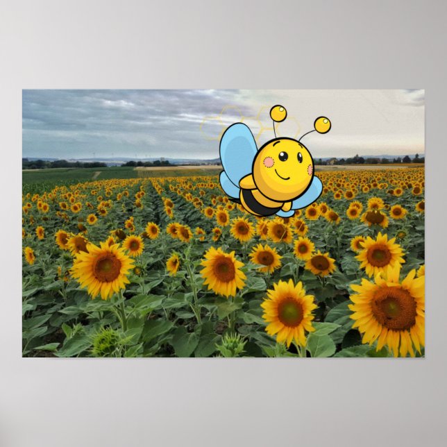 Poster Seja Feliz. (Frente)