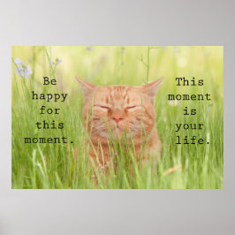 Póster Seja Feliz Por Este Momento