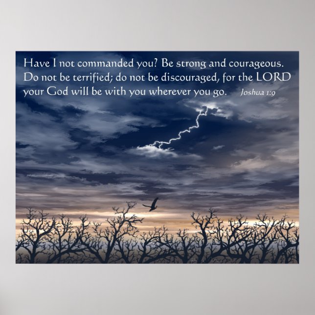 Póster Seja forte (Frente)