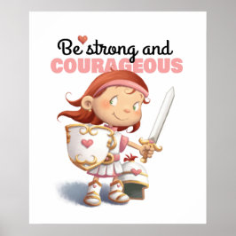 Poster Seja forte no Senhor