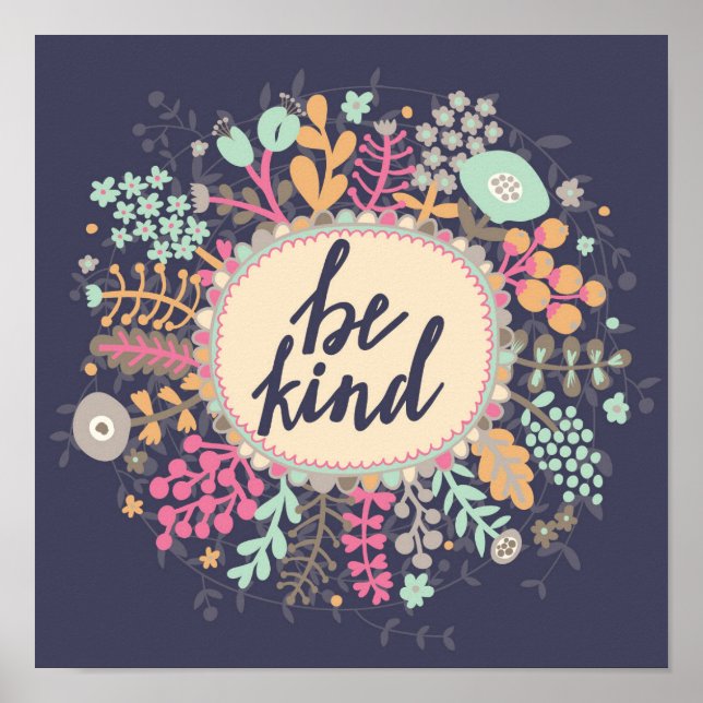 Poster Seja gentil (Frente)