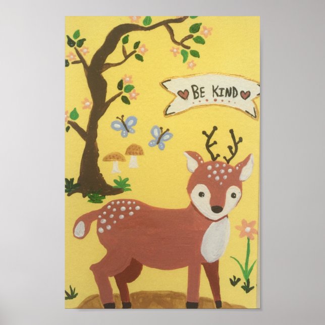 poster "Seja gentil" (Frente)