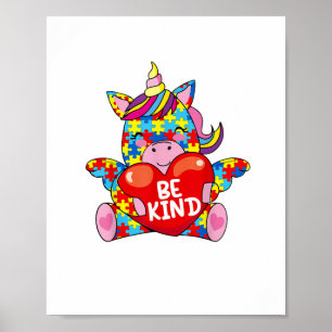 Poster Seja gentil com o Autismo da Camisa.