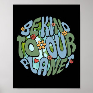 Poster Seja gentil com o nosso relatório ambiental do pla