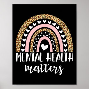 Poster Seja gentil com sua mente com o problema de saúde 