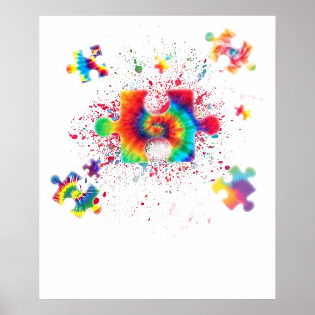 Poster seja gentil consciência do autismo (Frente)