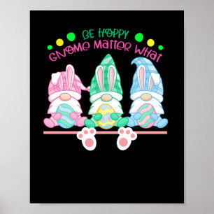 Poster Seja Hoppy Gnome Que Adesivo
