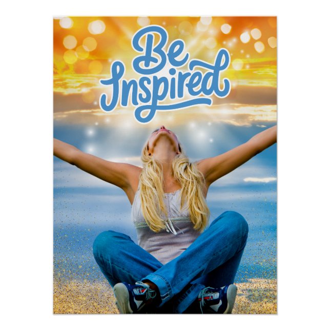 Póster Seja Inspirado (Frente)