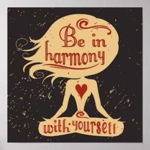 Poster Seja na harmonia com o senhor mesmo 2