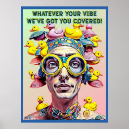 POSTER SEJA QUAL FOR SUA VIBE, NÓS TEMOS VOCÊ COBERTO