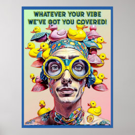 POSTER SEJA QUAL FOR SUA VIBE, NÓS TEMOS VOCÊ COBERTO