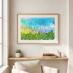 Poster Seja Quem Inspira Cotação