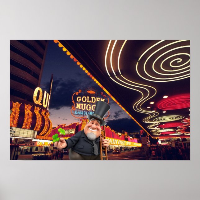 Poster Seja Sortudo em Vegas. (Frente)