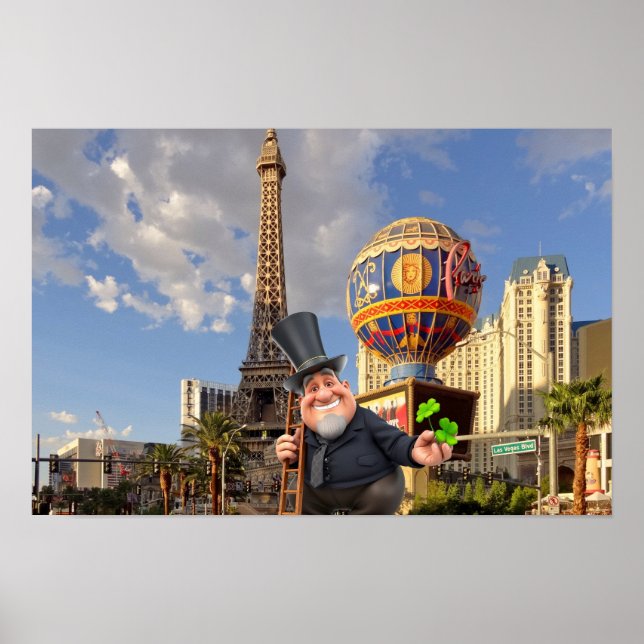 Poster Seja Sortudo em Vegas. (Frente)