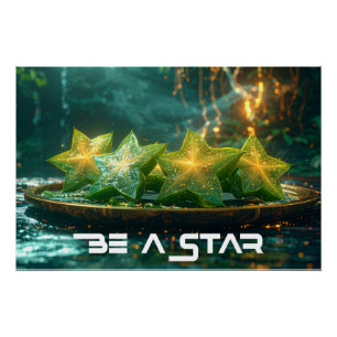 PÓSTER SEJA UMA ESTRELA - SEJA DIFERENTE