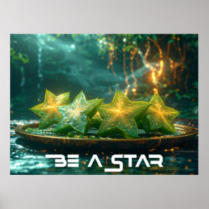 POSTER SEJA UMA ESTRELA - SEJA DIFERENTE