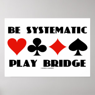 Póster Seja uma ponte de reprodução sistemática (quatr