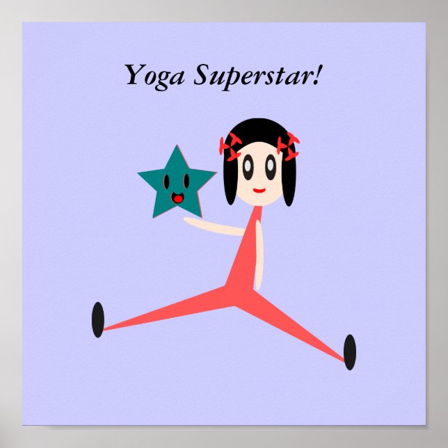 Poster Seja Uma Superestrela Do Yoga (Frente)