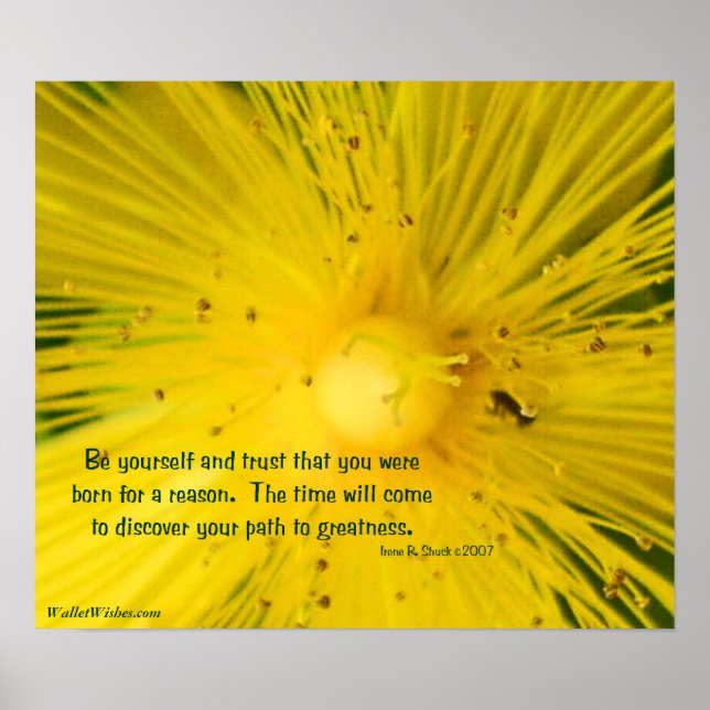 Póster Seja você mesmo (Frente)