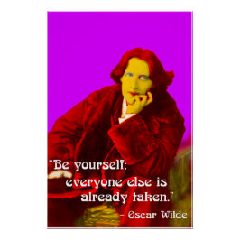 Póster Seja você mesmo