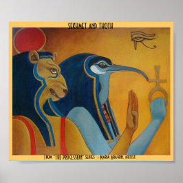 Póster Sekhmet e Thoth